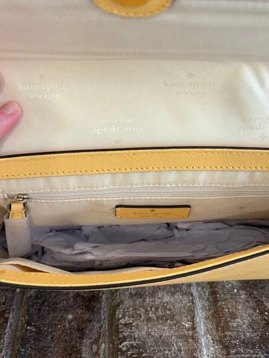 NWT Kate Spade Laurel Way Greer Crossbody Bag Purse In Fresh Hay - Picture 6 of 10